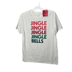 Wondershop Christmas Jingle Bells Men T-shirt Pajama Top NWT Cotton Blend
